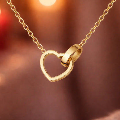 MiłosnyZnak™ - Zestaw Miłosny Uścisk: Miś & Naszyjnik