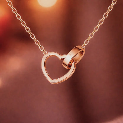 MiłosnyZnak™ - Zestaw Miłosny Uścisk: Miś & Naszyjnik